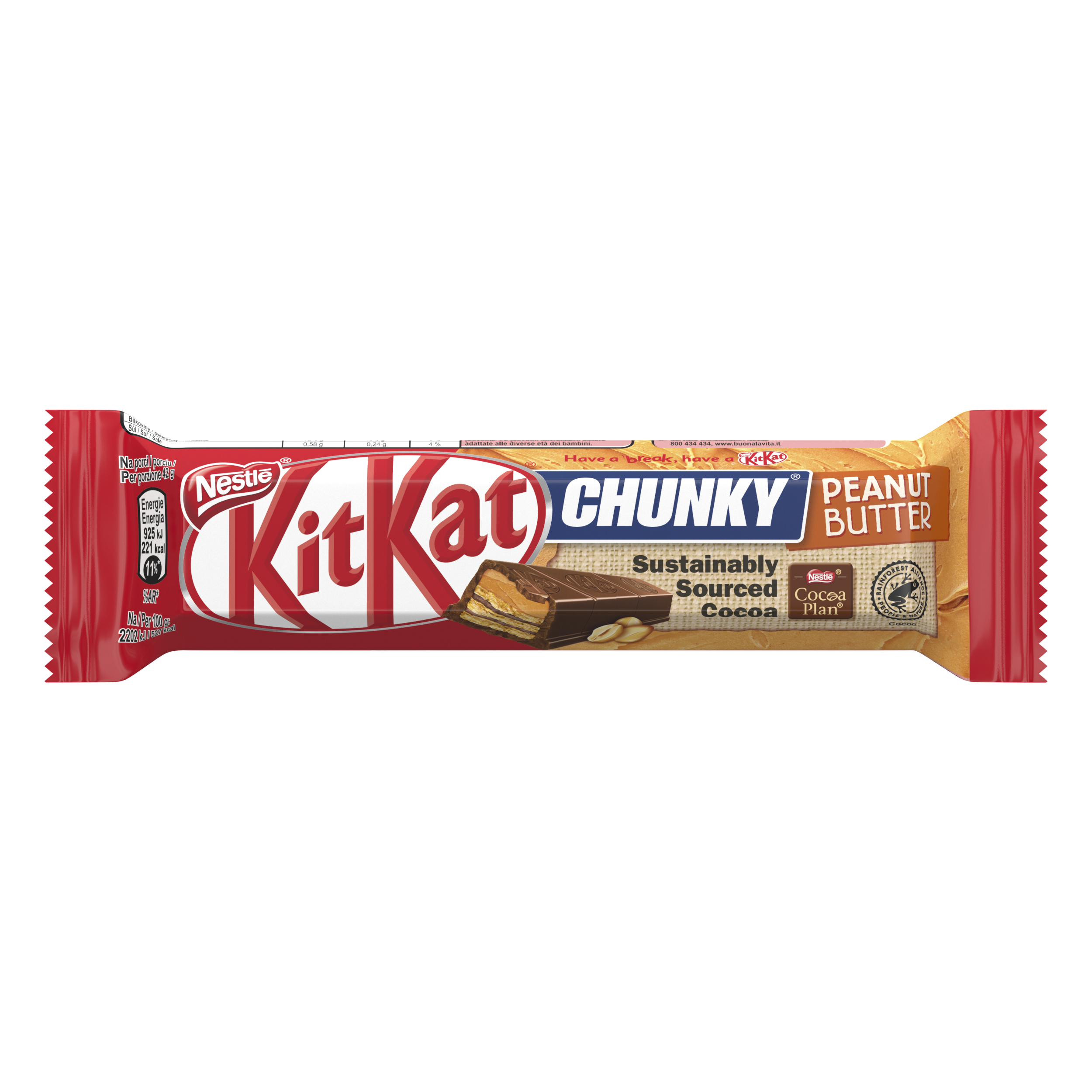 KitKat Chunky Peanut Chocolate Bar 42g