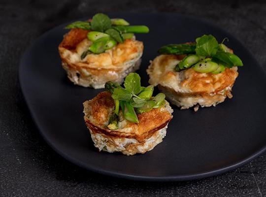 Egg white, Tuna and Asparagus Quiche