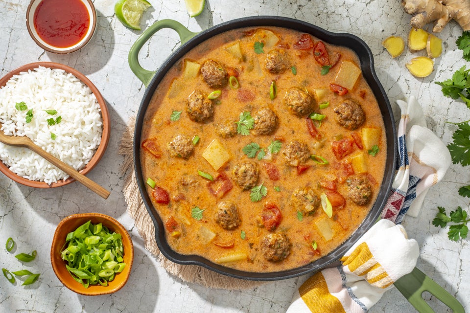 Coconut Meatball Curry