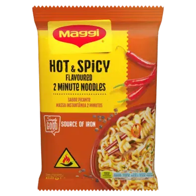 MAGGI 2-Minute Noodles,Hot &amp; Spicy 68g