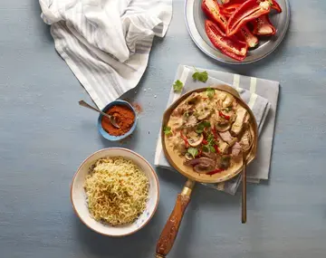Beef and Mushroom Stroganoff