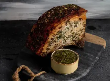 Herb roasted Pork Roast with Tuscan Herb Gremolata