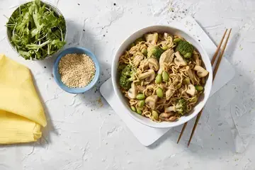 Spicy Chicken Sesame Noodles