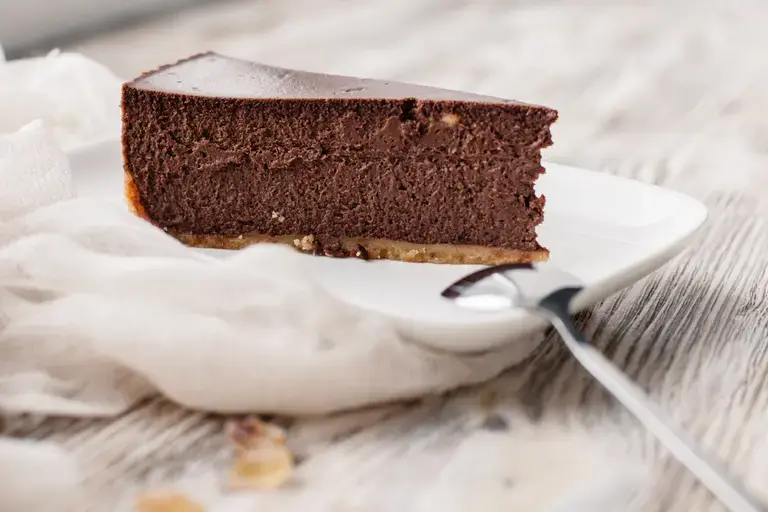 Crustless Bar-One cheesecake