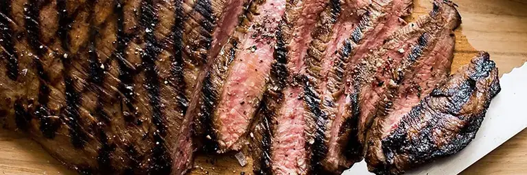 Coffee Marinated Flank Steak Long Center