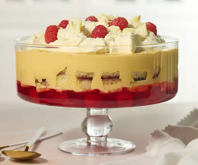 White Chocolate Berry Trifle