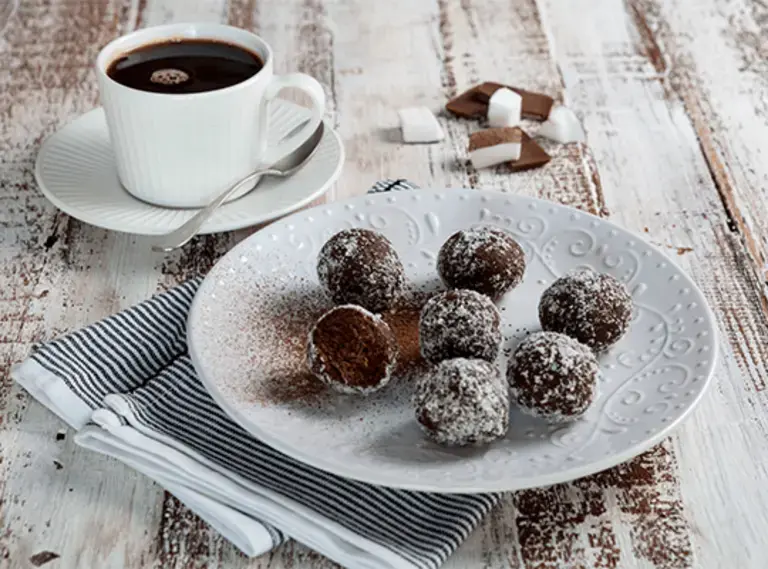 chocolate coconut truffle