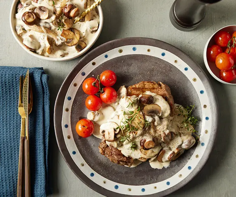 Creamy Nestle Klim Mushroom Sauce