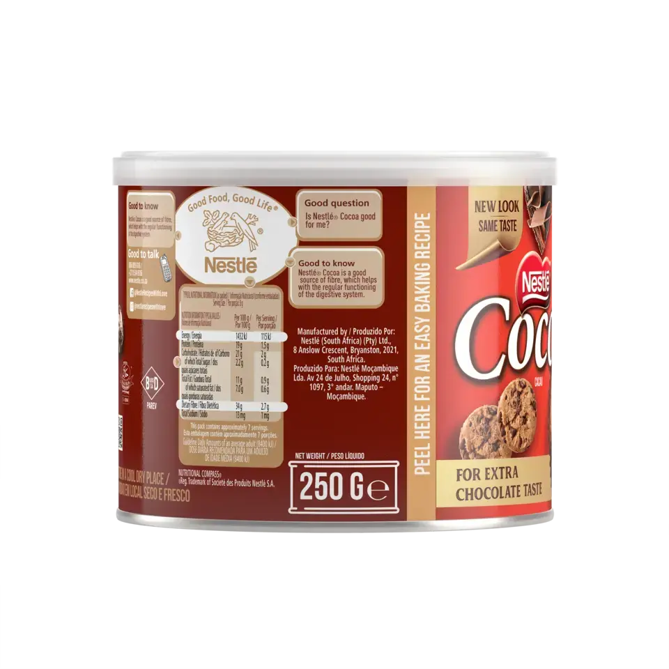 Cocoa 250g Side