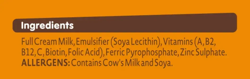 Klim_500g ingredients