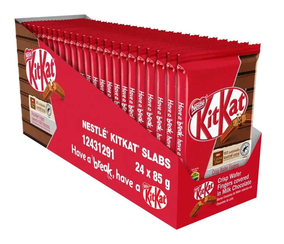 KitKat 8 Finger Milk Chocolate Slab 85g - dispenser