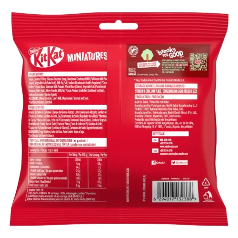 KITKAT Miniatures Caramel Bag  4
