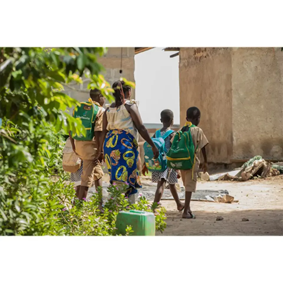 Helping kids into school