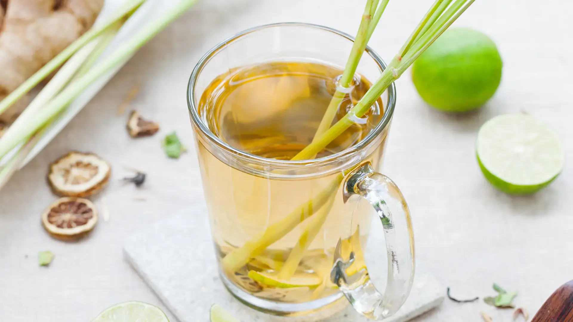 Flavored Water with Lemongrass