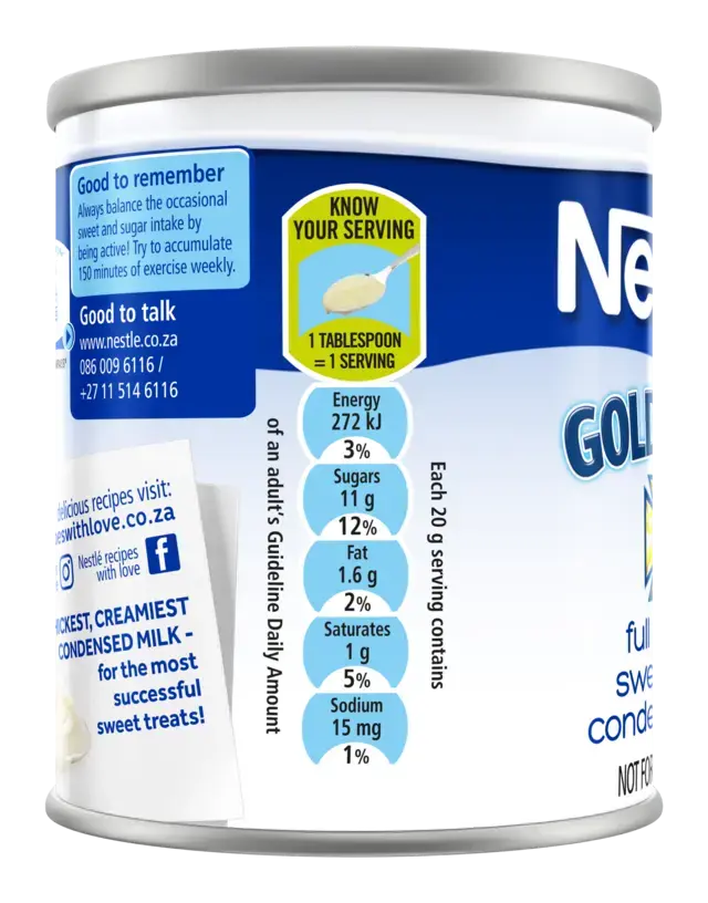 NESTLE GOLD CROSS Condensed Milk Full Cream Sweetened 385g
