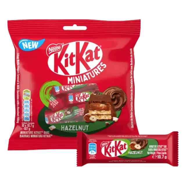 KITKAT Miniatures Hazelnut Bag 1