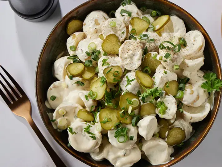 Creamy Potato Salad with Nestle Dessert &amp; Cooking Cream