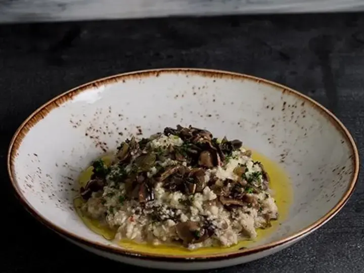 Mushroom Cauliflower Risotto