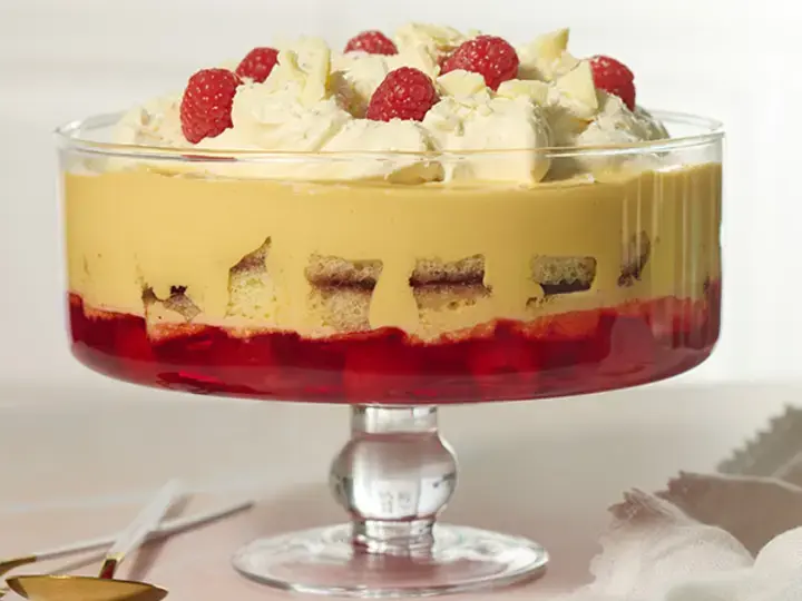 White Chocolate Berry Trifle