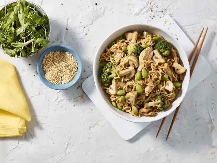 Spicy Chicken Sesame Noodles