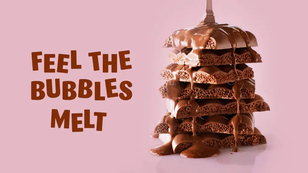 Feel the bubbles melt