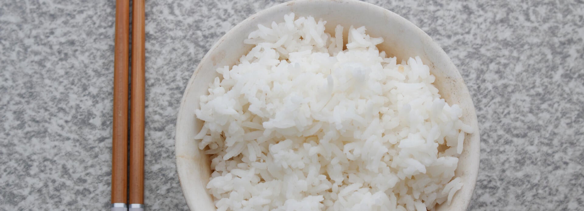 Cooked white rice