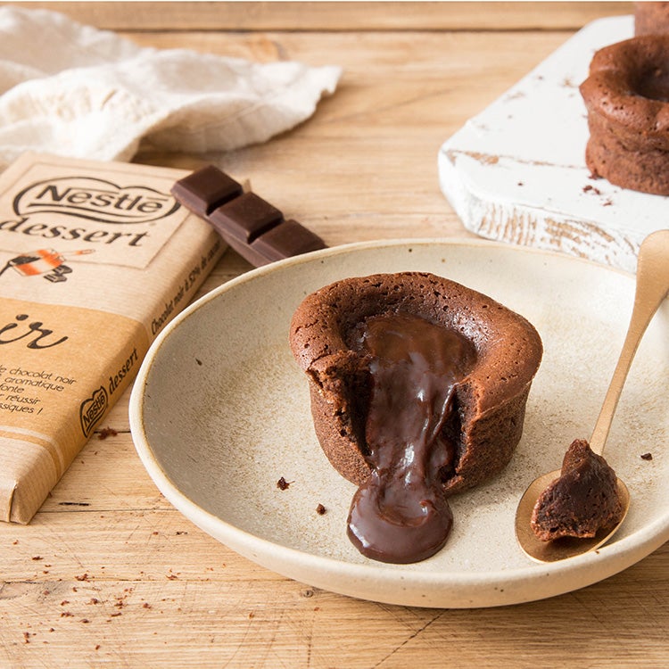 Coeur coulant chocolat Noir Nestlé Dessert-1