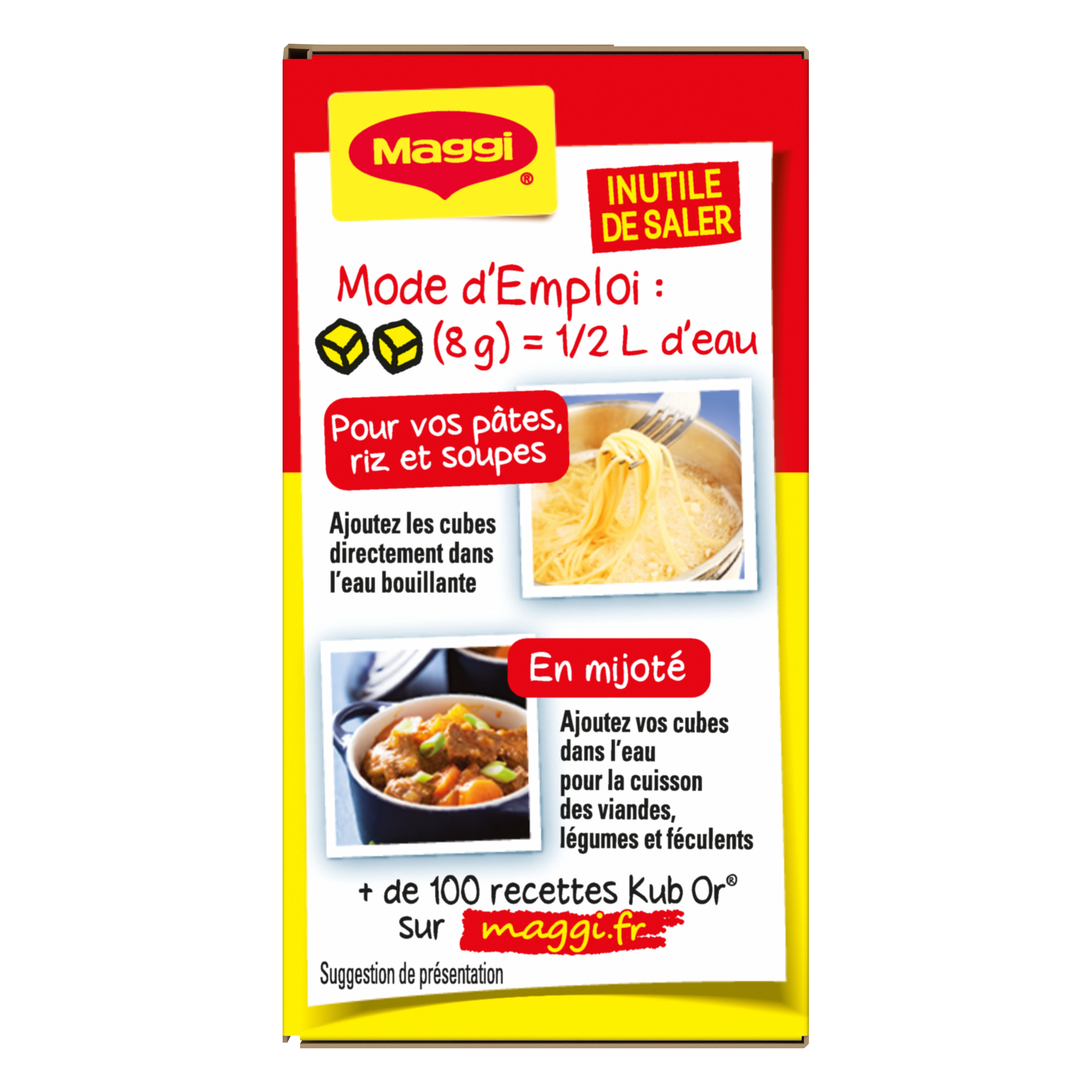 MAGGI KUB OR L'Original - 128g