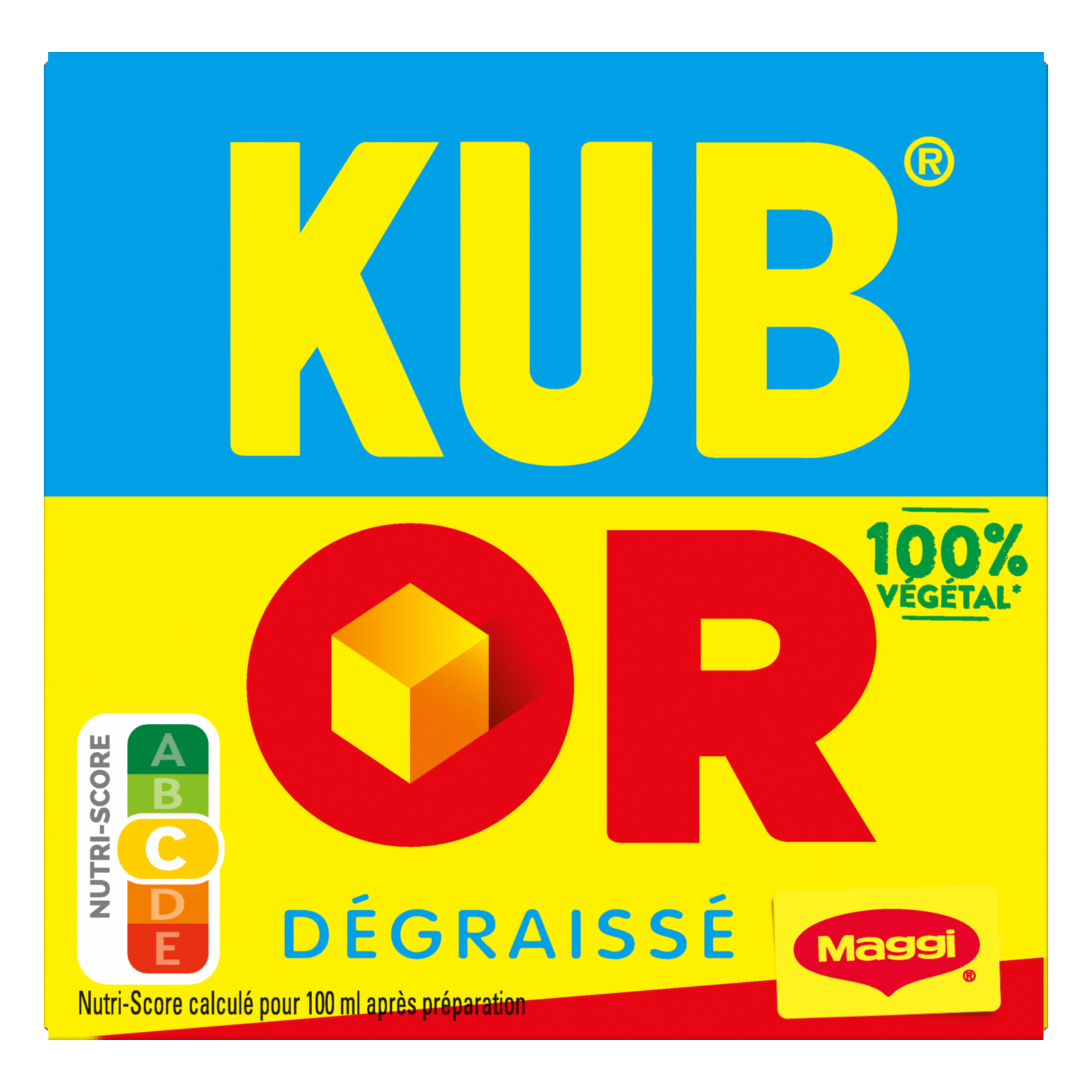 MAGGI KUB OR Bouillon Dégraissé 32 cubes - 128g