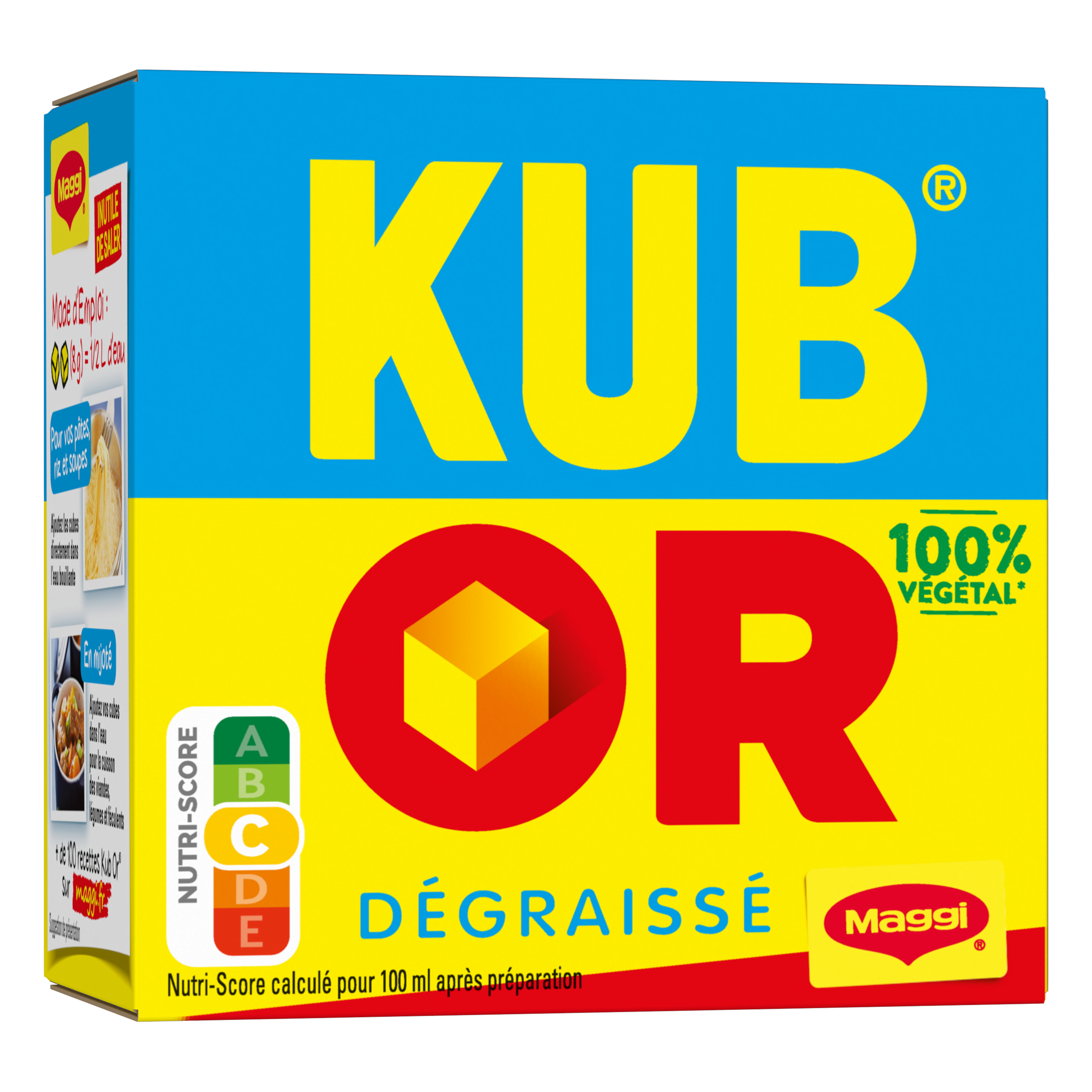 MAGGI KUB OR Bouillon Dégraissé 32 cubes - 128g