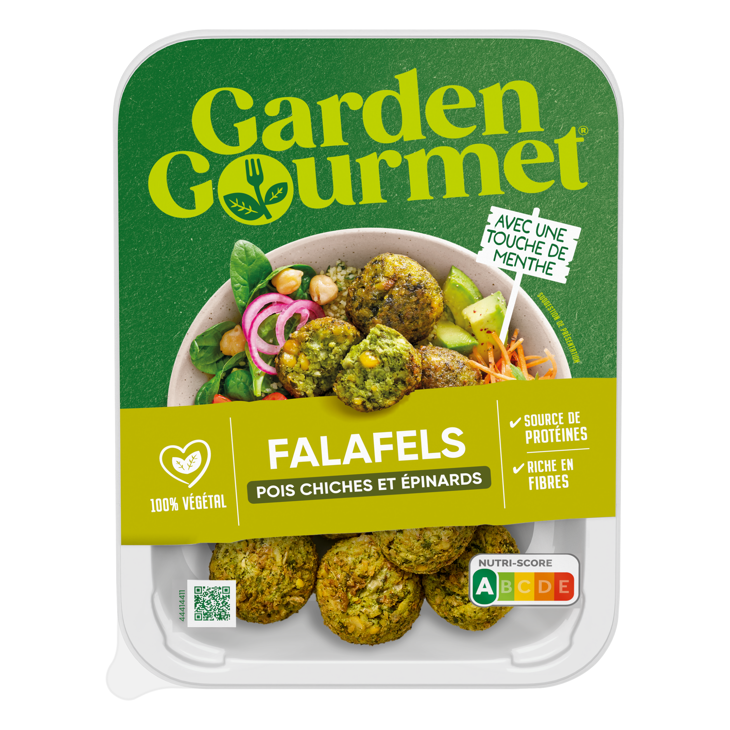 GARDEN GOURMET Falafel Epinards 190g