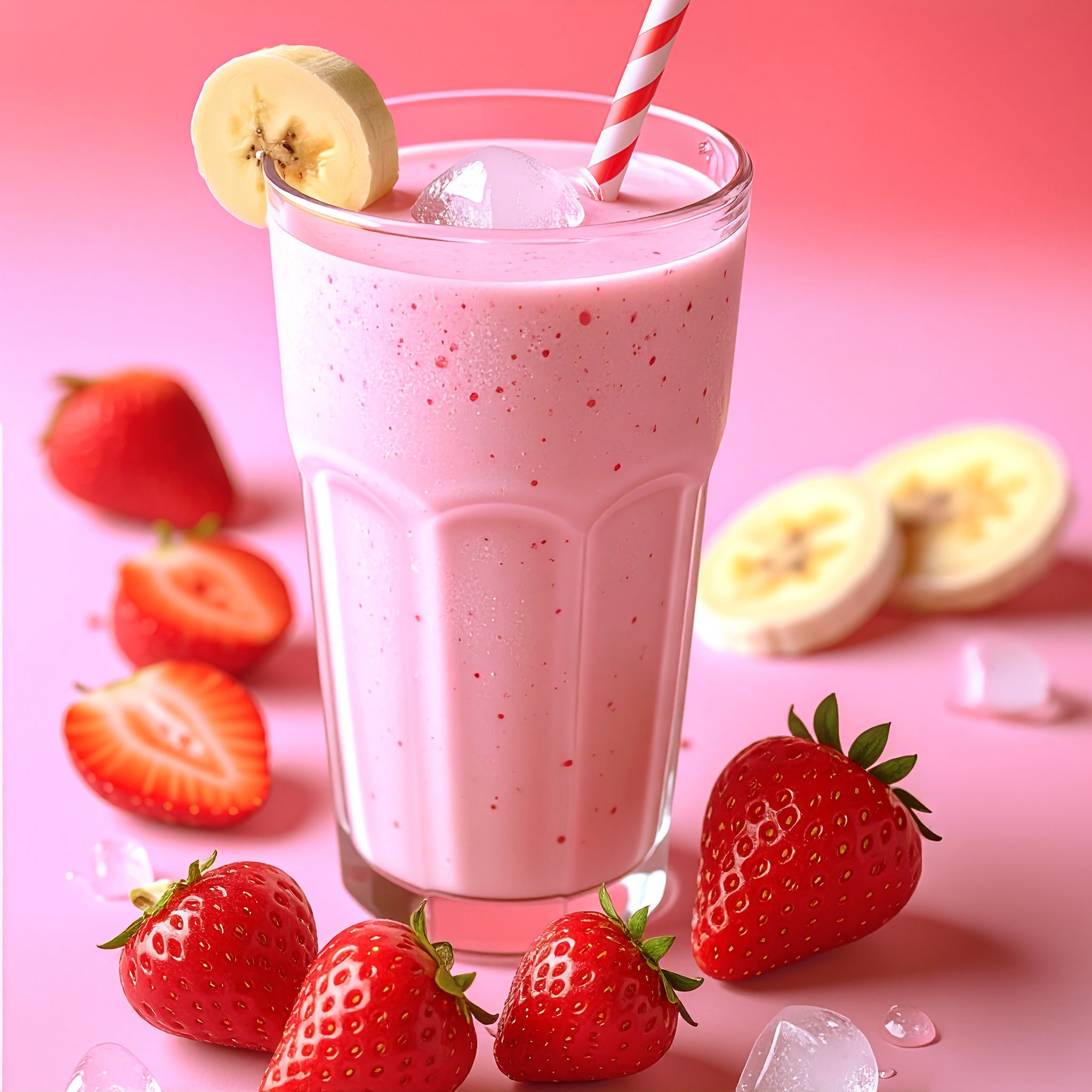 Recette Milkshake Fraise Banane