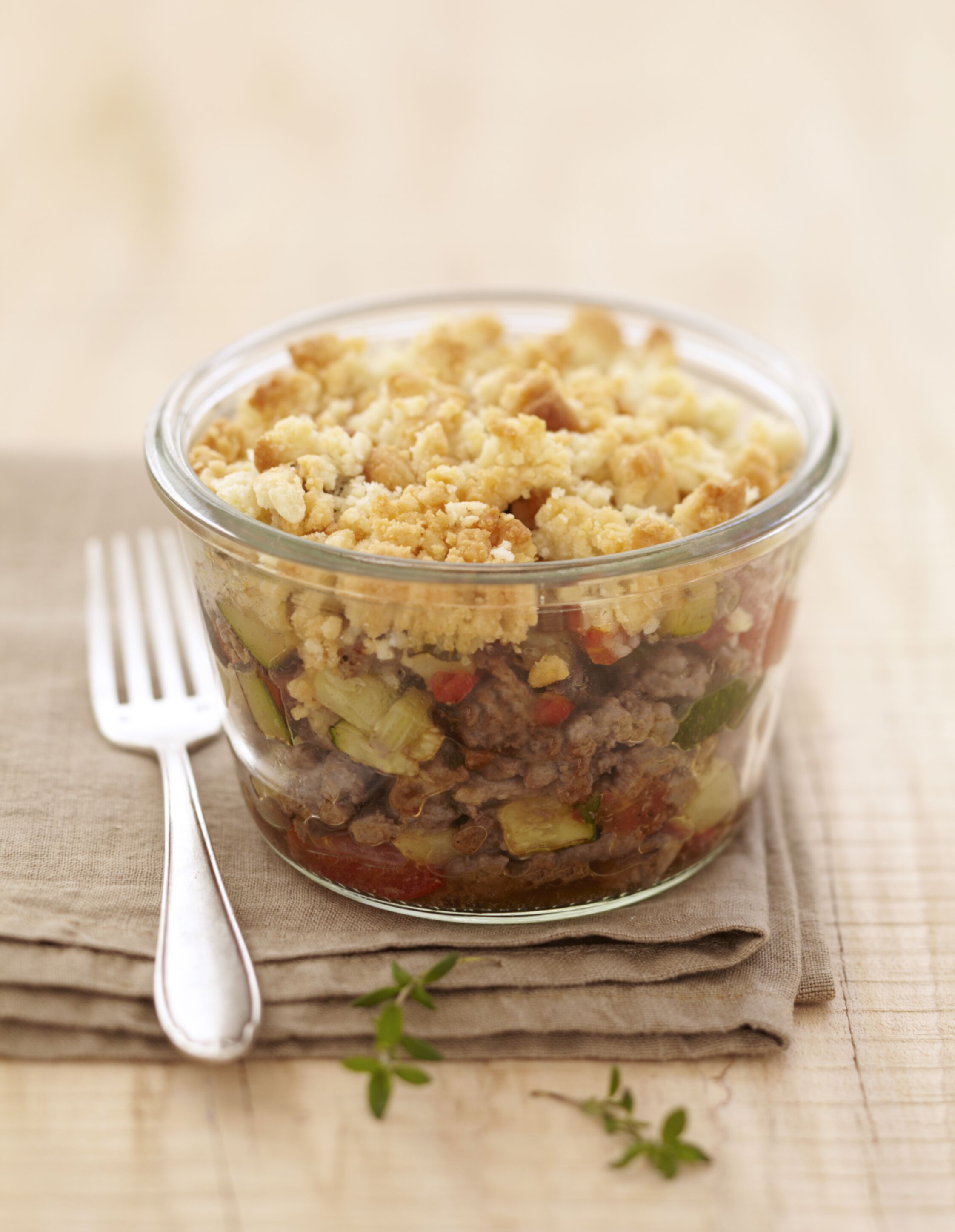 Petits crumbles de boeuf à la Provençale