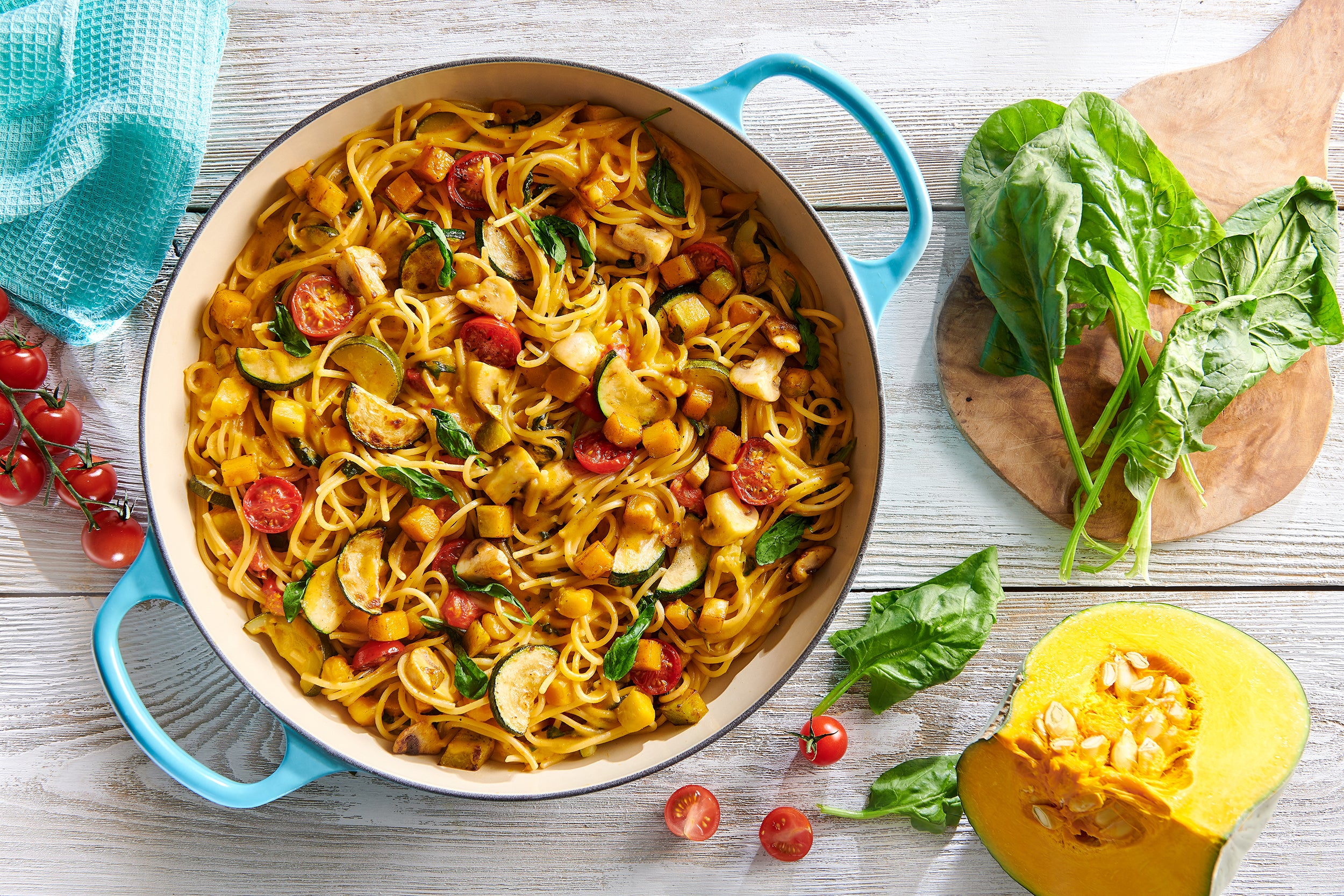 One pot pasta veggie