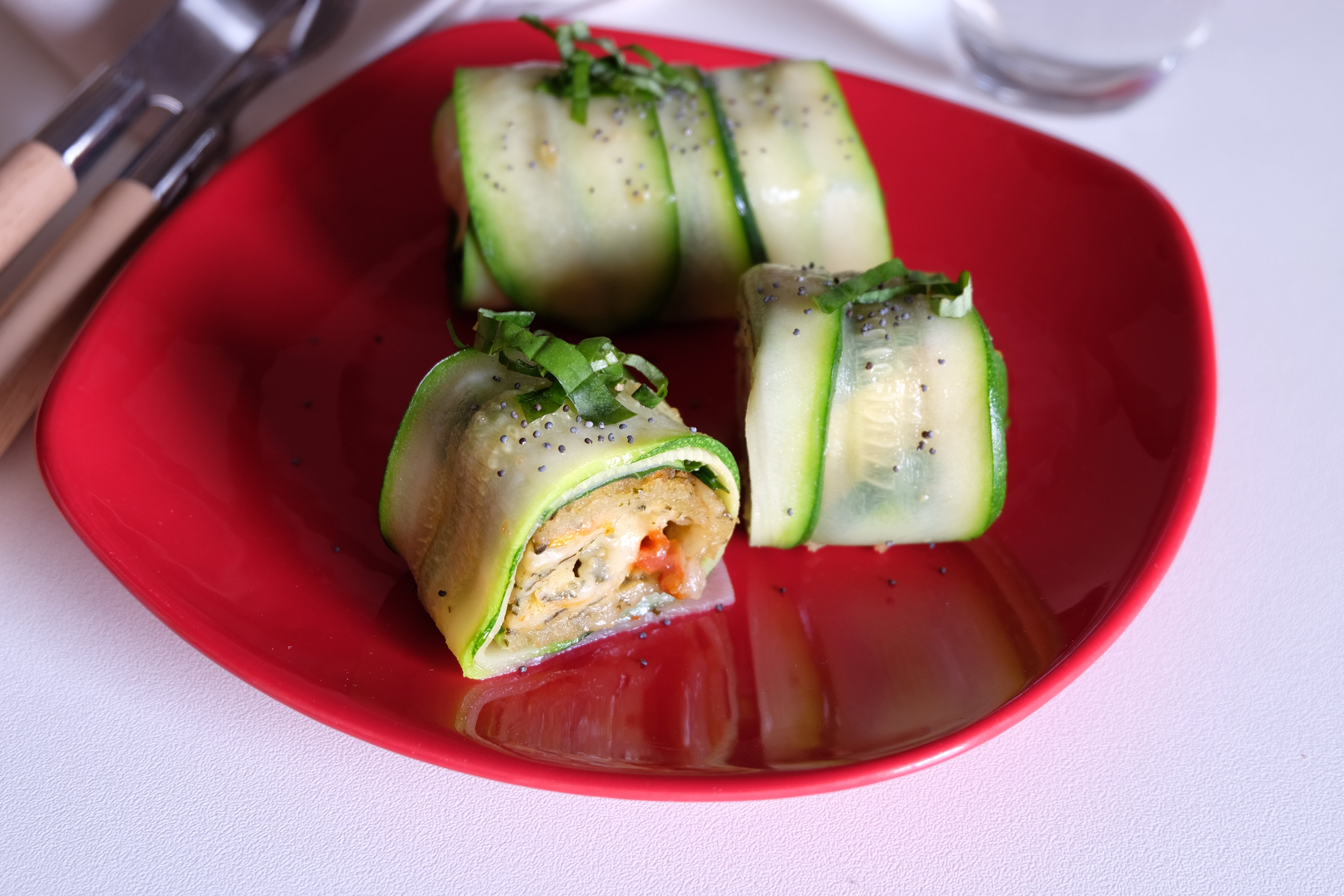 Papillotes de courgette à l'italienne