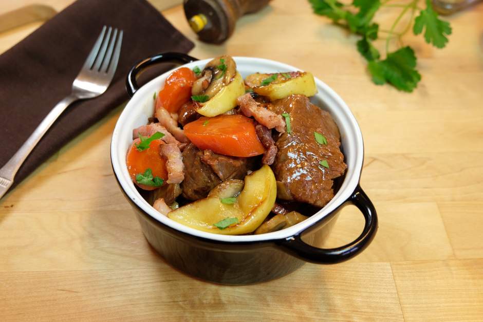 Boeuf mijoté au cidre doux