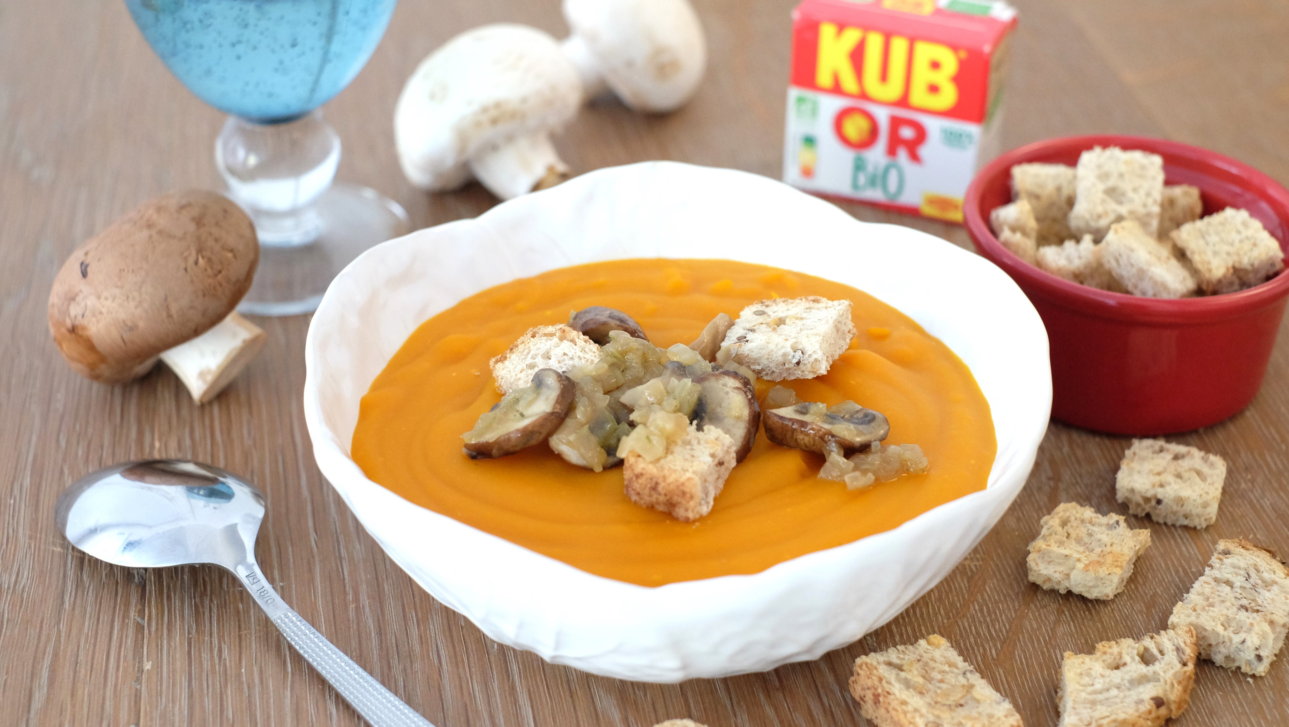 Velouté de potimarron anti gaspi