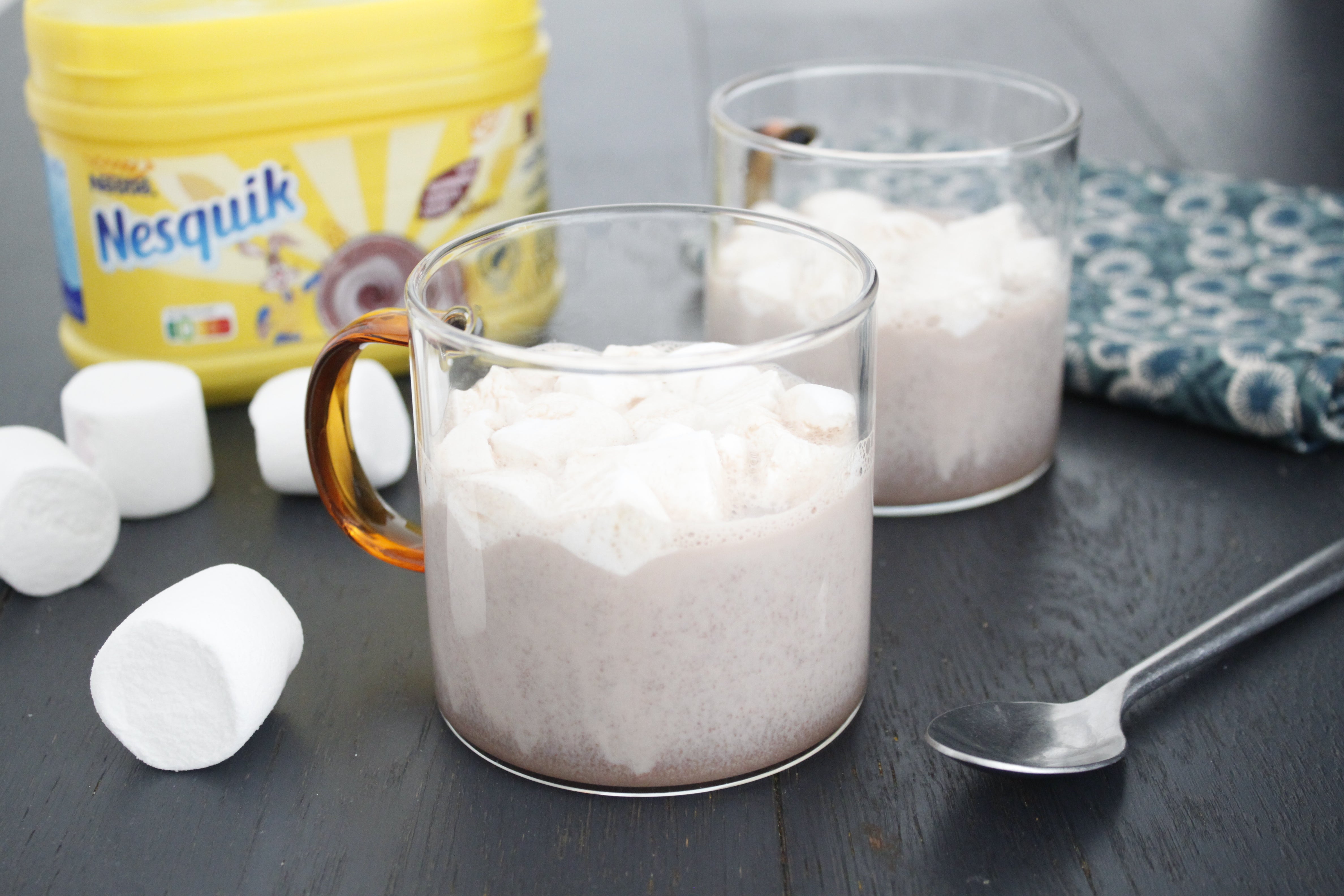 Chocolat chaud aux marshmallows