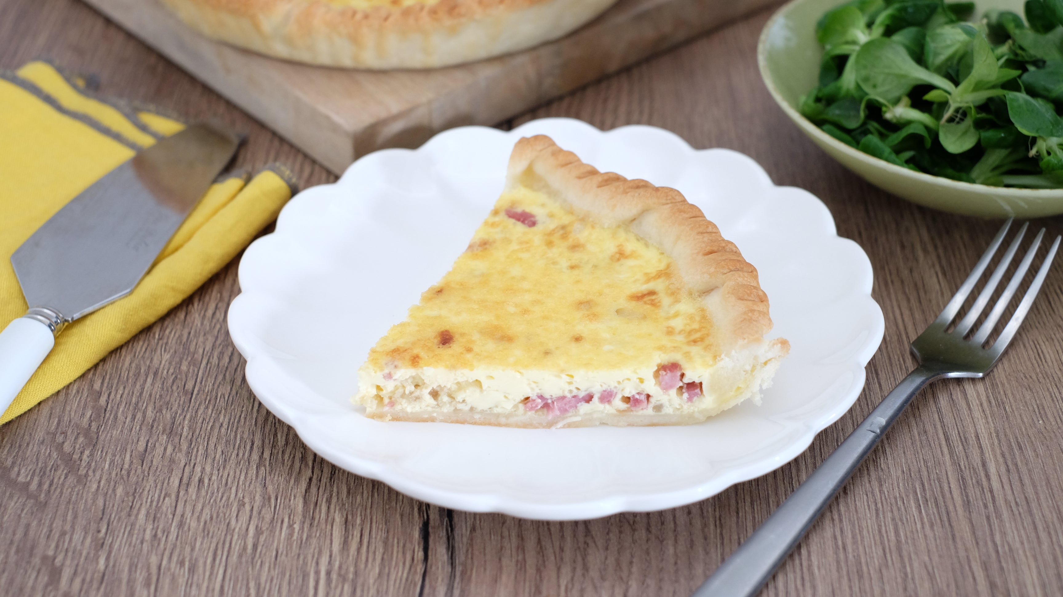 Quiche lorraine au bacon