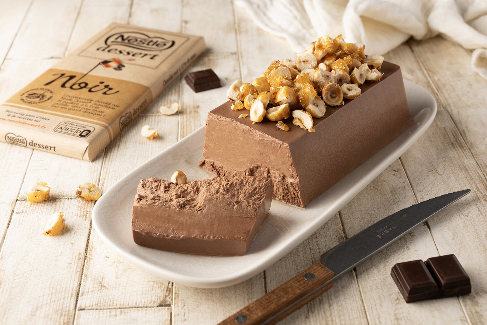 Semifreddo au chocolat noir