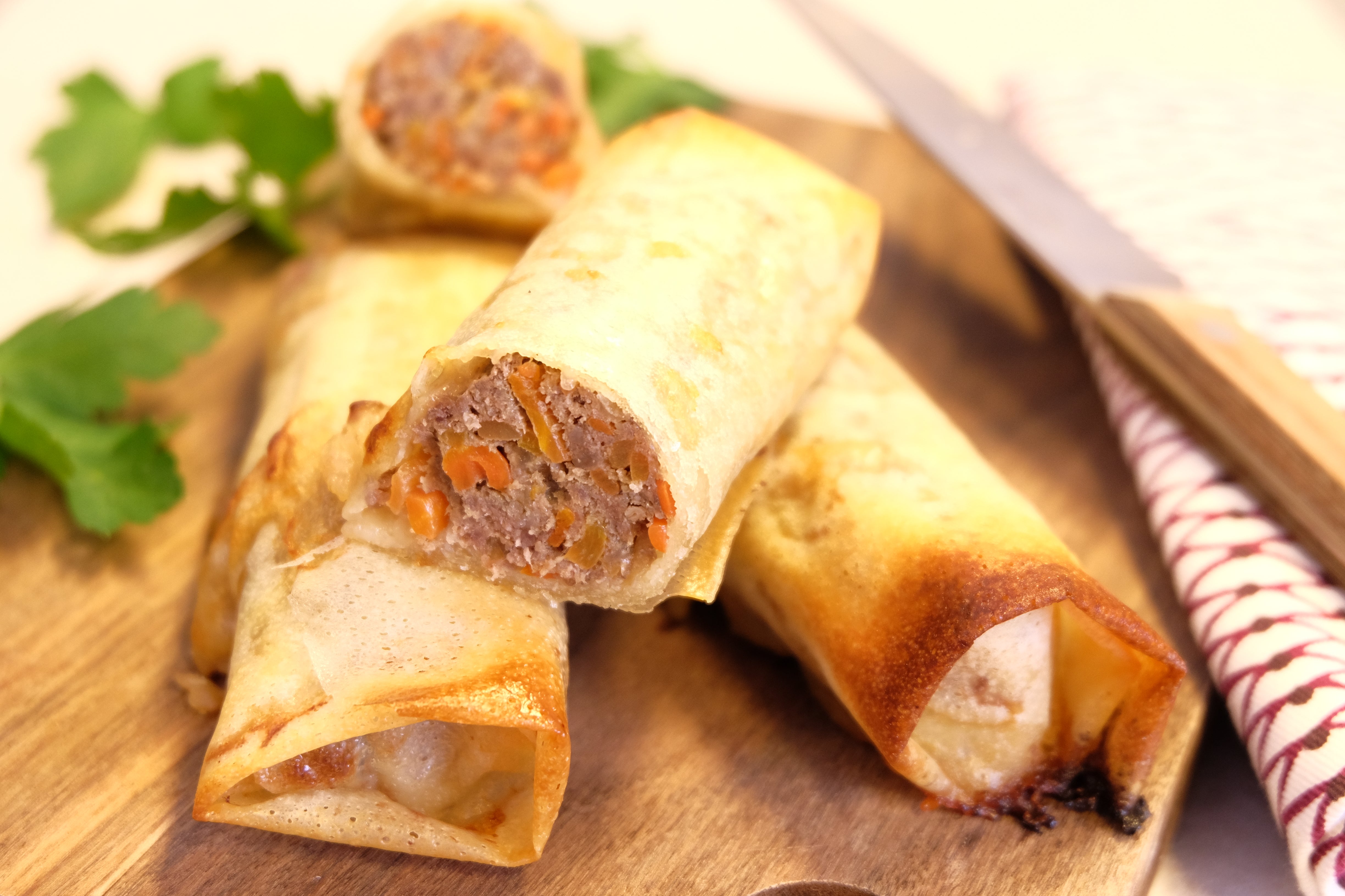 Nems au bœuf épicé