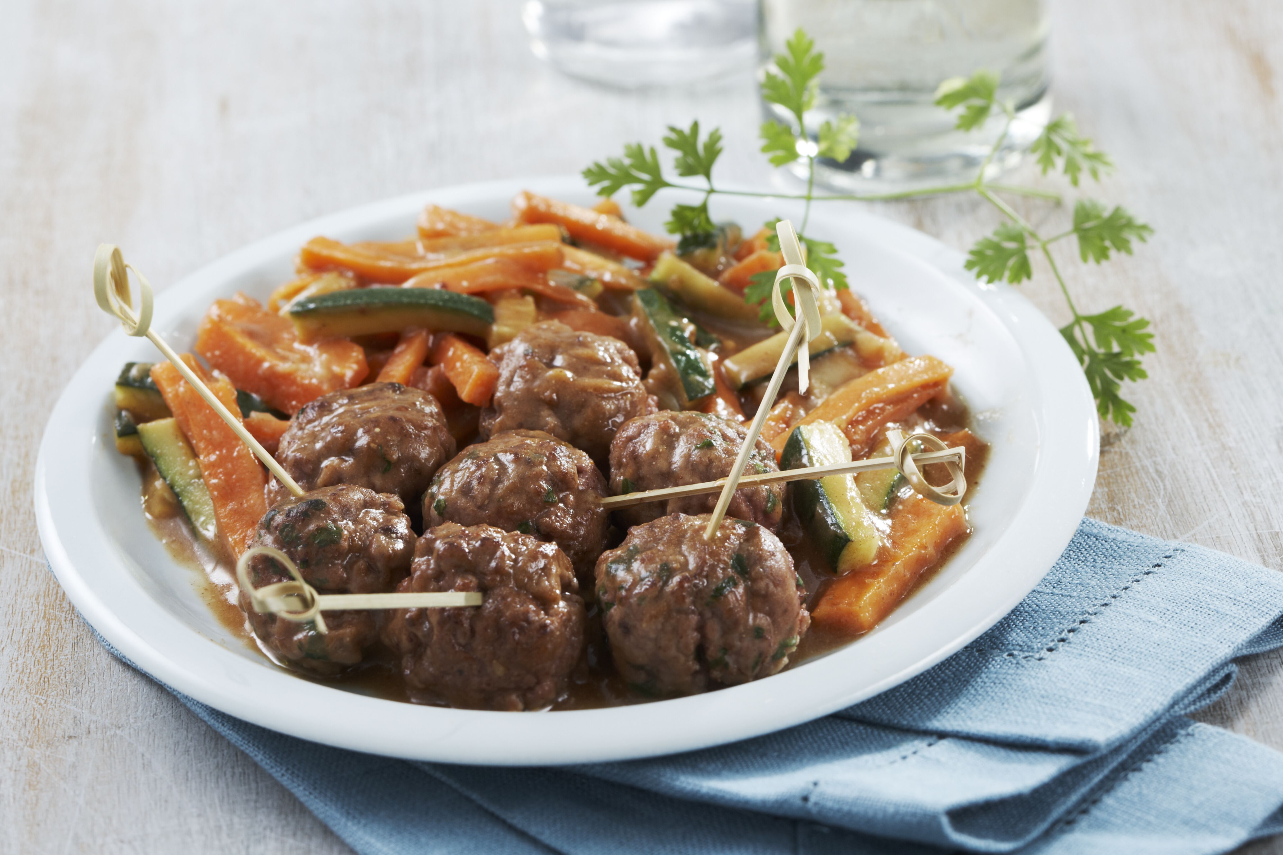Boulettes de boeuf à la moutarde maison