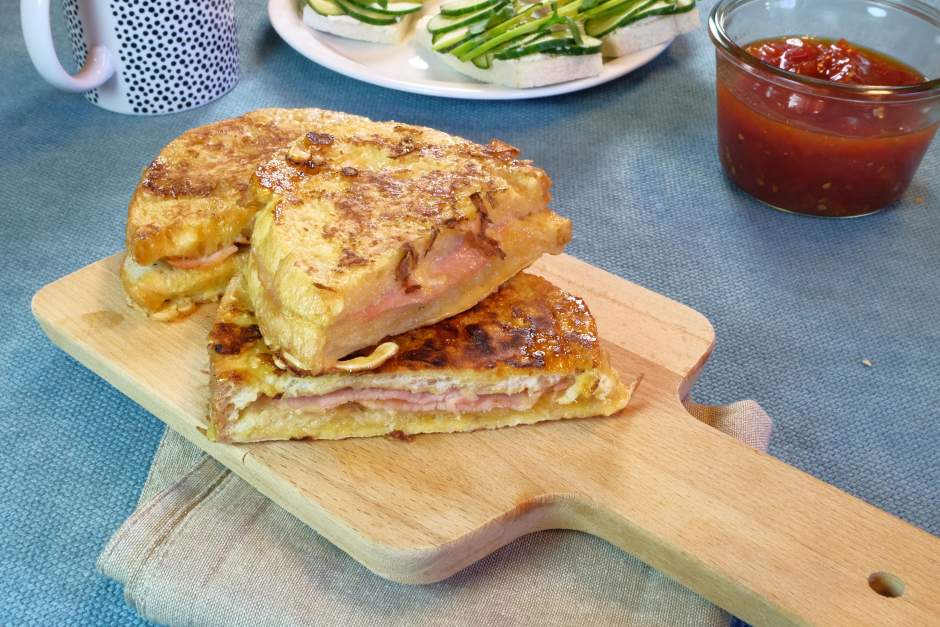 Pain perdu au bacon