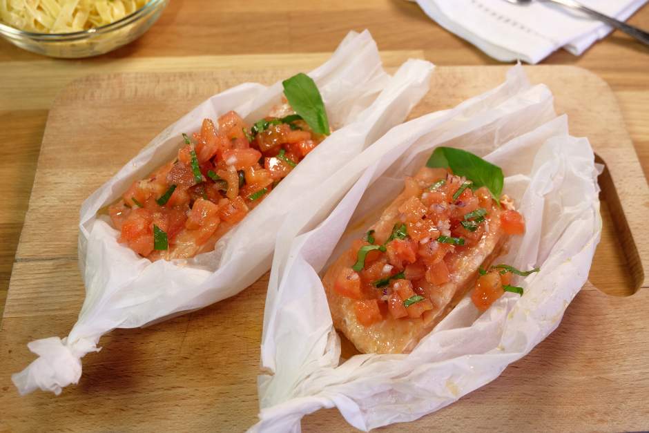 Papillotes de saumon