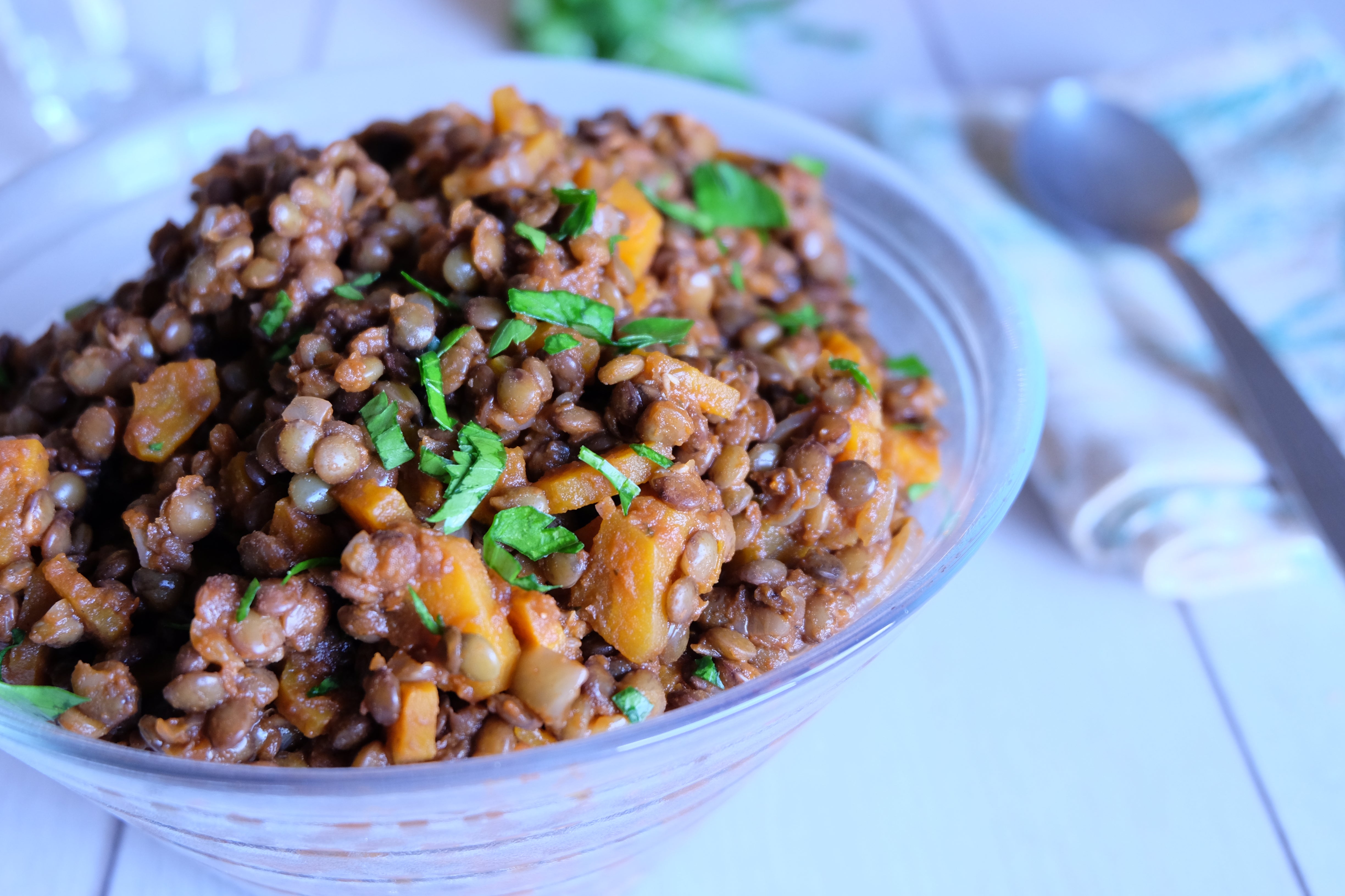 Lentilles à la marocaine