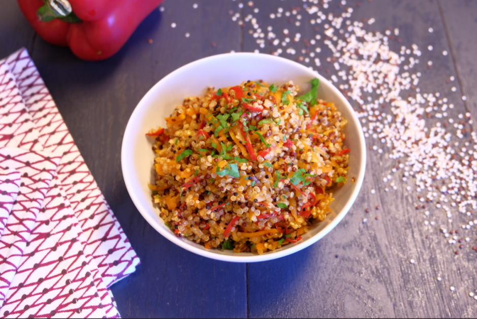 Quinoa aux légumes cookeo