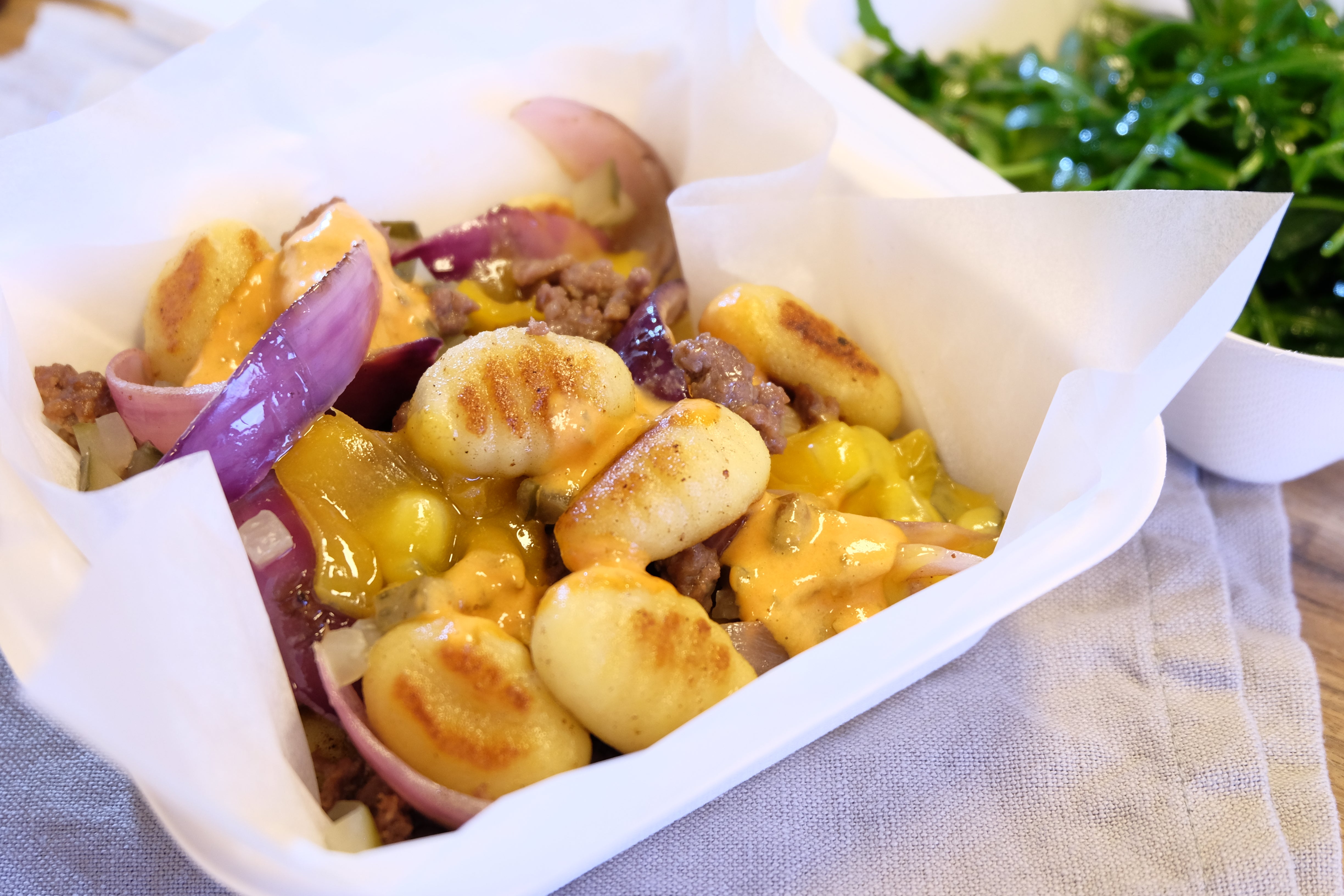 Gnocchis à la poêle façon burger