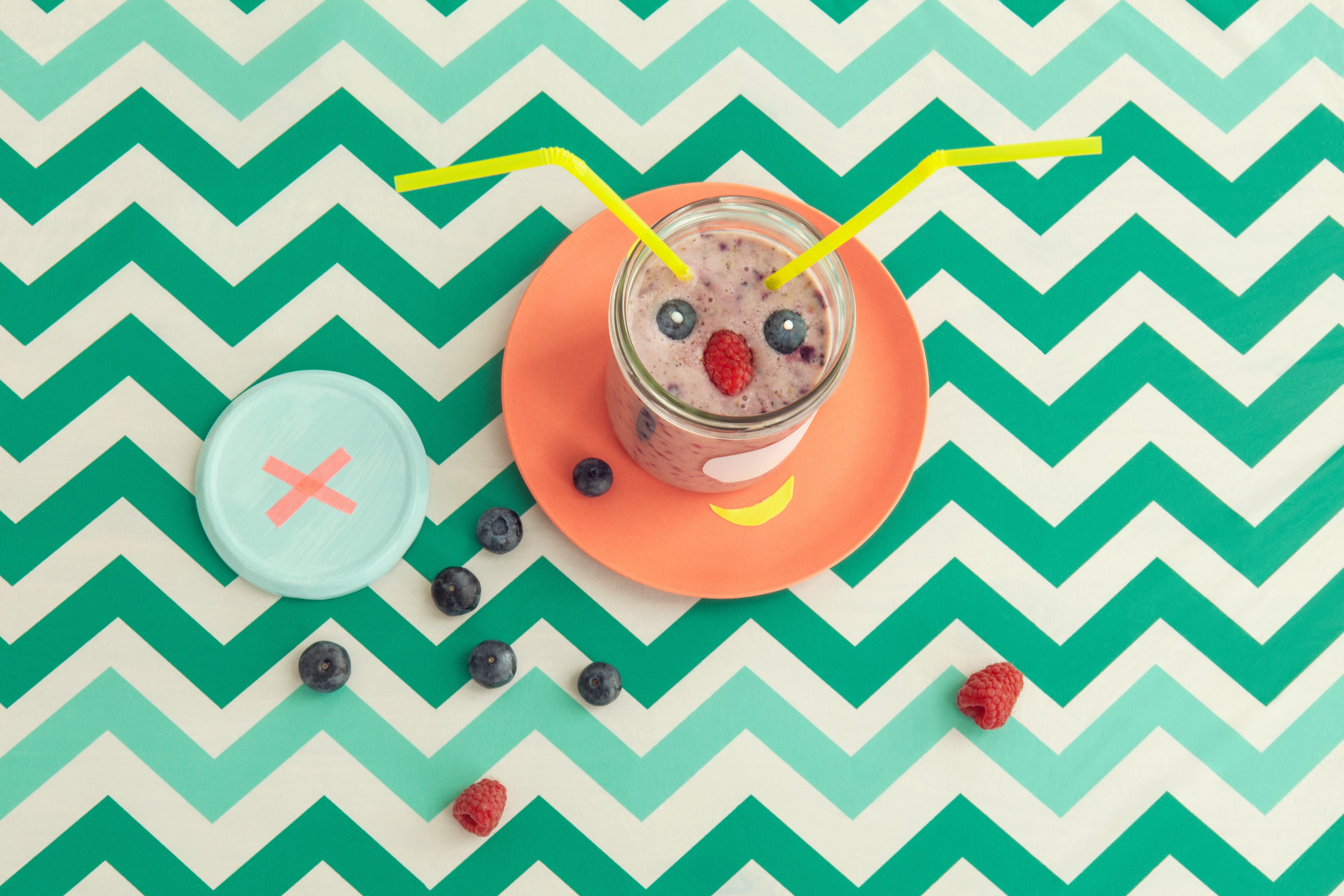 Smoothie fruité aux allures de lapin