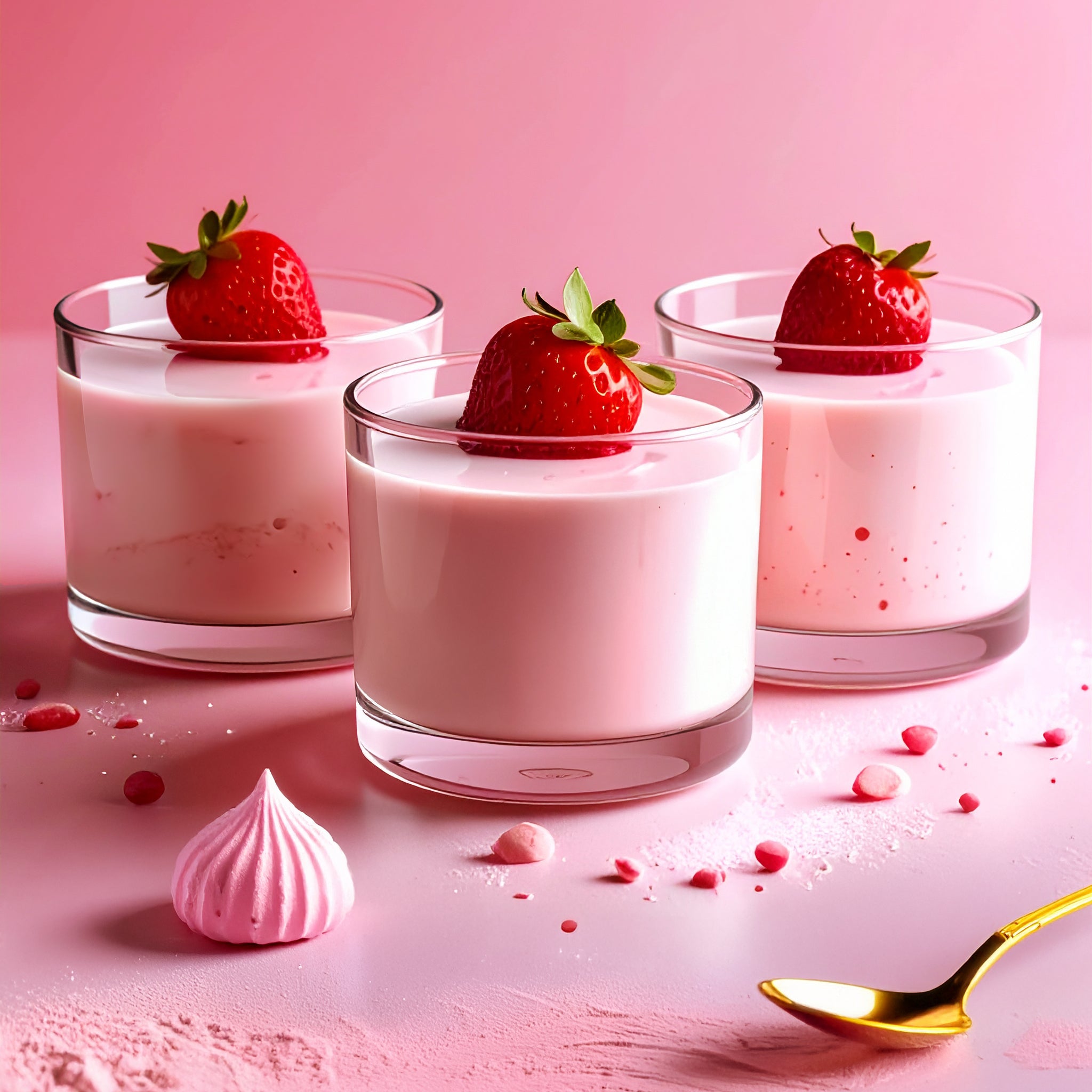 Pannacotta Nesquik Fraise