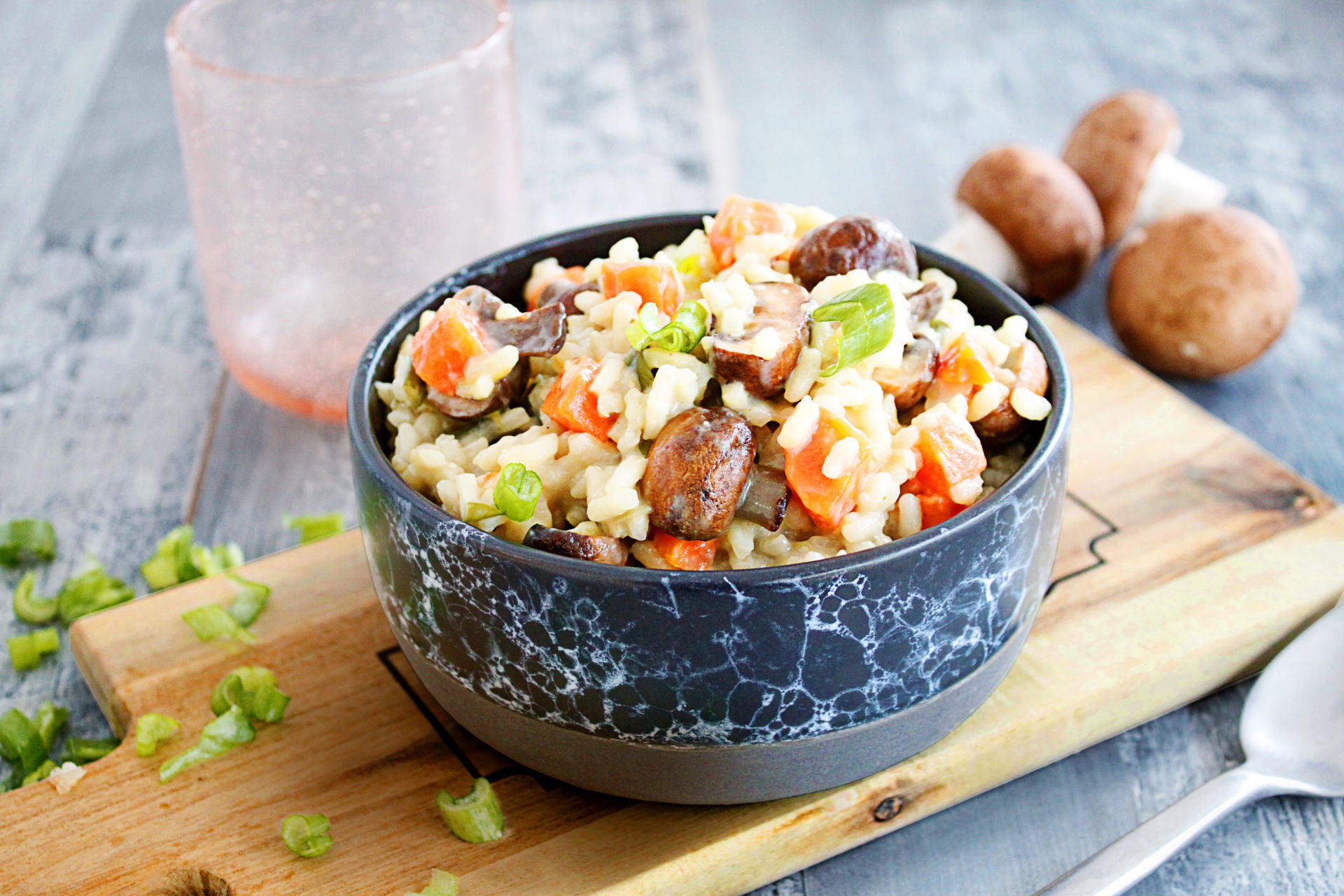 Risotto de légumes vegan